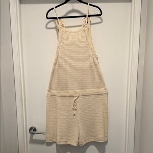 Universal Thread Women's Ivory Knit Jumpsuit